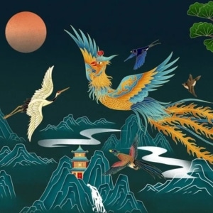 Chinese Mythical creatures feng huang