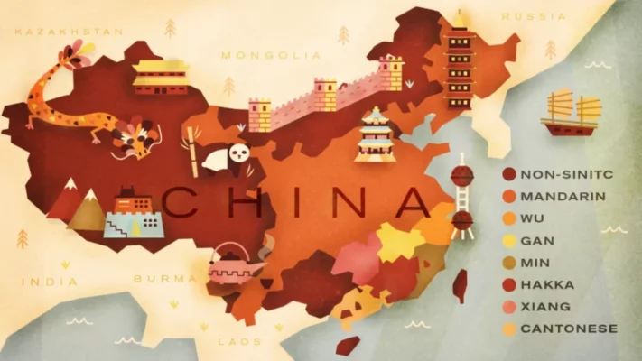a cover image for GoEastMandarin's post on Chinese Dialects